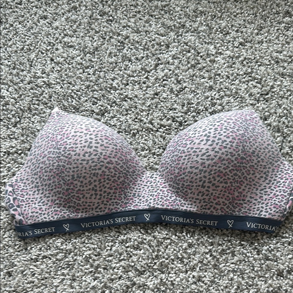 Victoria's Secret Pink Leopard Print Bra